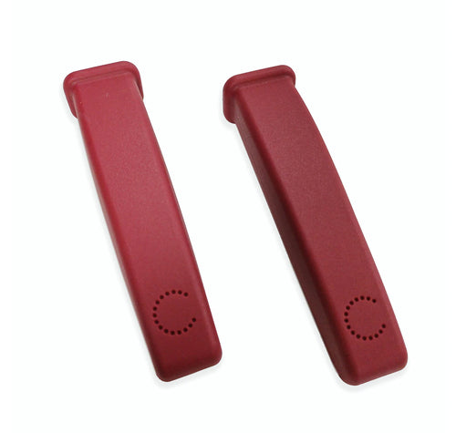 Curtis Stone Set of 2 Universal Stick Handle Covers, RED