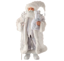 Load image into Gallery viewer, 36" Santa Figurine - WHITE