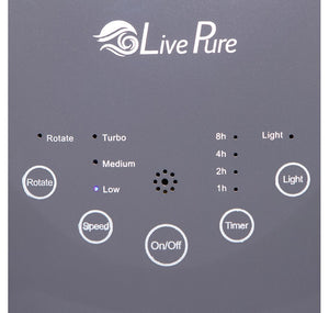 LivePure Bladeless Fan Hunter Home, RED