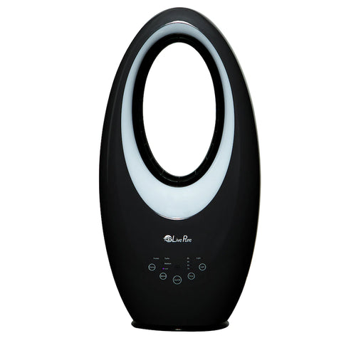 LivePure Bladeless Fan Hunter Home, BLACK