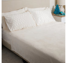 Load image into Gallery viewer, Home Suite Mink 6-Piece Sheet Set - IVORY KING