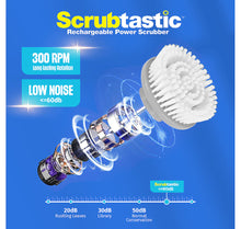 Load image into Gallery viewer, Bell + Howell Scrubtastic Rechargeable Power Scrubber Brush