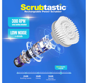 Bell + Howell Scrubtastic Rechargeable Power Scrubber Brush