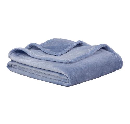 Berkshire Blanket VelvetSoft Throw in Gift Box, ICE