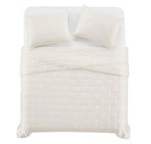 Load image into Gallery viewer, Marla Wynne Matte Satin 3-Piece Quilt Set - VANILLA KING