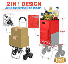 Load image into Gallery viewer, dbest Stair Climber Trolly Dolly Deluxe, RED