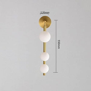 Mord 3 - Light Gold Armed Sconce