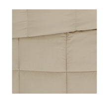 Load image into Gallery viewer, 2 PC Garment Washed Quilt Set London Fog, KHAKI - TWIN/TWIN XL