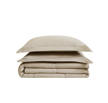 Load image into Gallery viewer, 2 PC Garment Washed Quilt Set London Fog, KHAKI - TWIN/TWIN XL