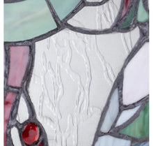 Load image into Gallery viewer, Tiffany Style 20" Mother and Baby Elephant Stained Glass Window Panel