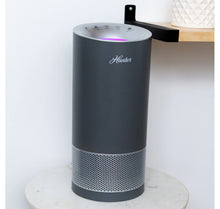 Load image into Gallery viewer, Hunter Cylindrical Tower Air Purifier, BLACK/SILVER