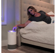 Load image into Gallery viewer, Hunter Cylindrical Tower Air Purifier, WHITE/SILVER