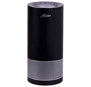 Hunter Cylindrical Tower Air Purifier, BLACK/SILVER