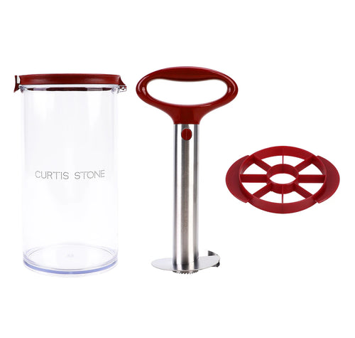 Pineapple Corer Set Curtis Stone, RED