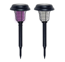 Load image into Gallery viewer, Fusion Moonrays Solar Bug Zapper Stake Light (2-Pack)