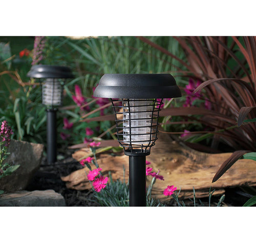 Fusion Moonrays Solar Bug Zapper Stake Light (2-Pack)