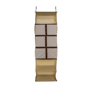 Hoppel Hanging 6 Shelf Closet Organizer With Removable Drawers