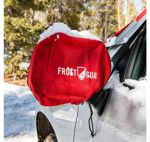 FrostGuard Windshield Cover with Mirror Covers- STANDARD CRIMSON