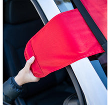 Load image into Gallery viewer, FrostGuard Windshield Cover with Mirror Covers- STANDARD CRIMSON