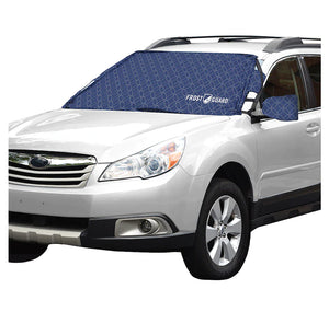 FrostGuard Windshield Cover with Mirror Covers- STANDARD SASHIKO CIRCLES