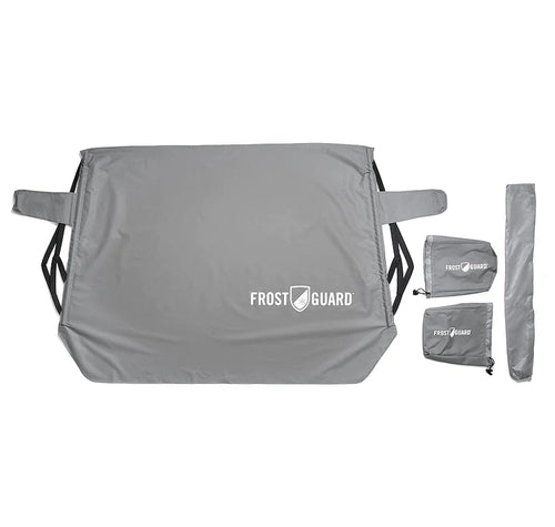 FrostGuard Windshield Cover with Mirror Covers- XL SLATE GREY