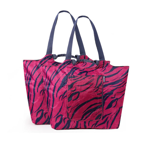 California Innovations 50-Can Market Totes (set of 2), TIGER STRIPE