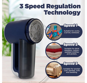 Rechargeable Fabric Shaver Electrolux, BLUE