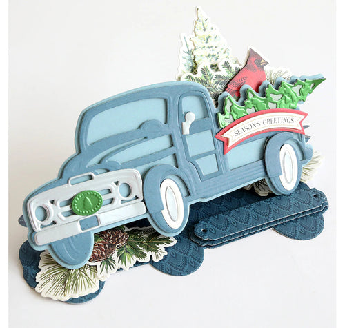 Anna Griffin Christmas Truck Easel Die