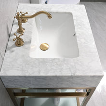 Load image into Gallery viewer, 24'' Natural Carrara Marble Sink