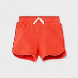 Baby Dolphin Hem Knit Shorts - Cat & Jack Coral Red 12M