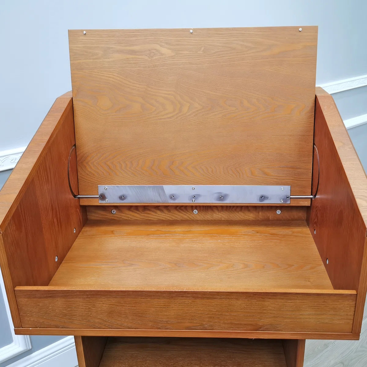 Deluxe Podium Official State Embassy Church Puplit Lectern Wood Easy A ...