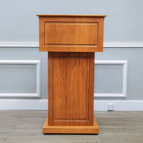 Deluxe Podium Official State Embassy Church Puplit Lectern Wood Easy Assembly Video