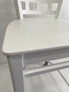 24” Levan Solid Wood Counter Stools (Set of 2) - White