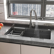 Load image into Gallery viewer, 28" Drop In Single Bowl Kitchen Sink IGN-K001S-28, SILVER