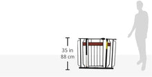 Load image into Gallery viewer, Regalo Home Accents Metal Walk-Through Safety Gate, Black