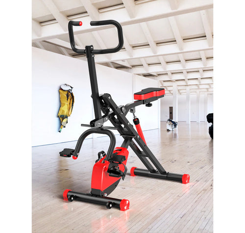 PLH Fitness Versa 2-In-1 Bike, Red