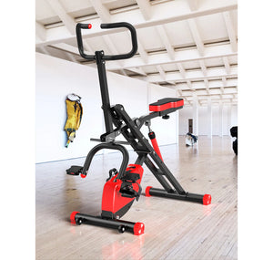 PLH Fitness Versa 2-In-1 Bike, Red