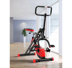 PLH Fitness Versa 2-In-1 Bike, Black