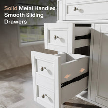 Load image into Gallery viewer, 36&quot; Bathroom Vanity, Modern Sink Cabinet With 4 Drawers and 2 Doors