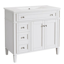 Load image into Gallery viewer, 36&quot; Bathroom Vanity, Modern Sink Cabinet With 4 Drawers and 2 Doors
