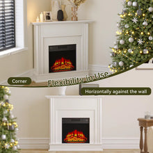 Load image into Gallery viewer, Corner Electric Fireplace Mantel 40&#39;&#39; W *FIRE BOX NOT INCLUDED**