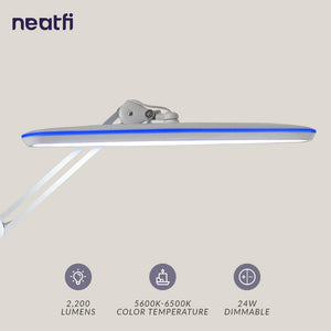 Neatfi XL 2200 Lumens LED Task Lamp with Clamp