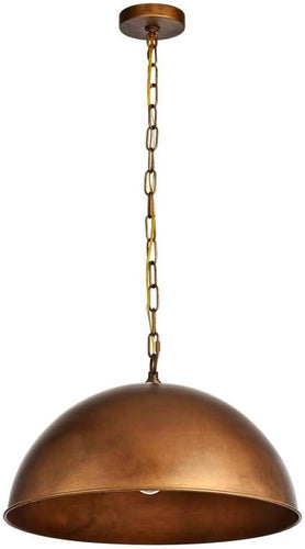 Merce 1 Light 20 inch Manual Brass Pendant Ceiling Light