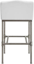 Load image into Gallery viewer, Hillsdale Dillon 30” Single Metal Contemporary Bar Stool in Silver Finish