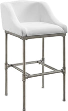 Load image into Gallery viewer, Hillsdale Dillon 30” Single Metal Contemporary Bar Stool in Silver Finish