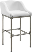 Load image into Gallery viewer, Hillsdale Dillon 30” Single Metal Contemporary Bar Stool in Silver Finish