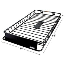 Load image into Gallery viewer, MAXXHAUL 50506 64&quot; X 39&quot; X 6&quot; Heavy-Duty Universal Steel Roof Rack