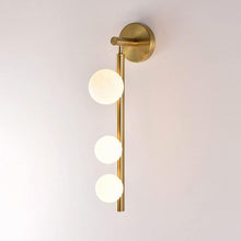 Load image into Gallery viewer, Mord 3 - Light Gold Armed Sconce