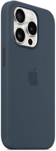 Apple iPhone 15 Pro Silicone Case with MagSafe - Storm Blue