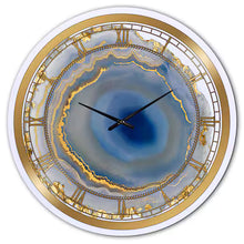 Load image into Gallery viewer, 27" Farber Golden Water Agate - Oversized Fashion Wall Clock